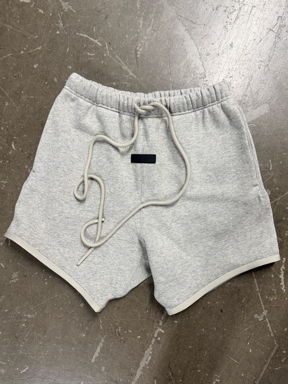 Grey Drawstring Shorts